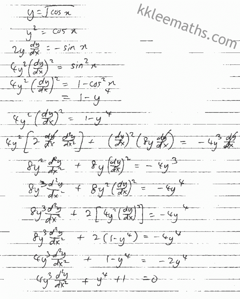 Solution for 2015 STPM Term 2 Chapter 8A Page 20 Question 2
