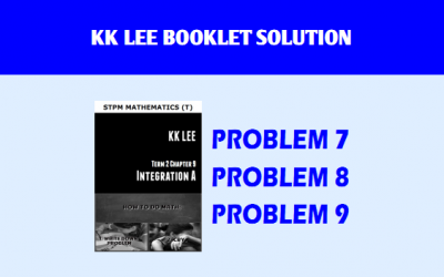 STPM 2015 MT Chapter 9 Booklet A Page 10 Problem 7 8 9