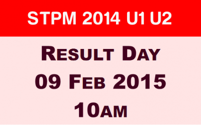 STPM 2014 Ulangan Result Day
