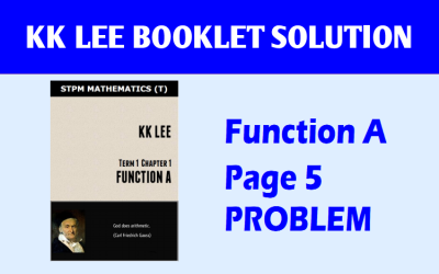 STPM 2016 MT Functions Booklet A Page 5 Problem