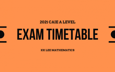 2021 Oct/Nov CAIE A LEVEL Exam Timetable