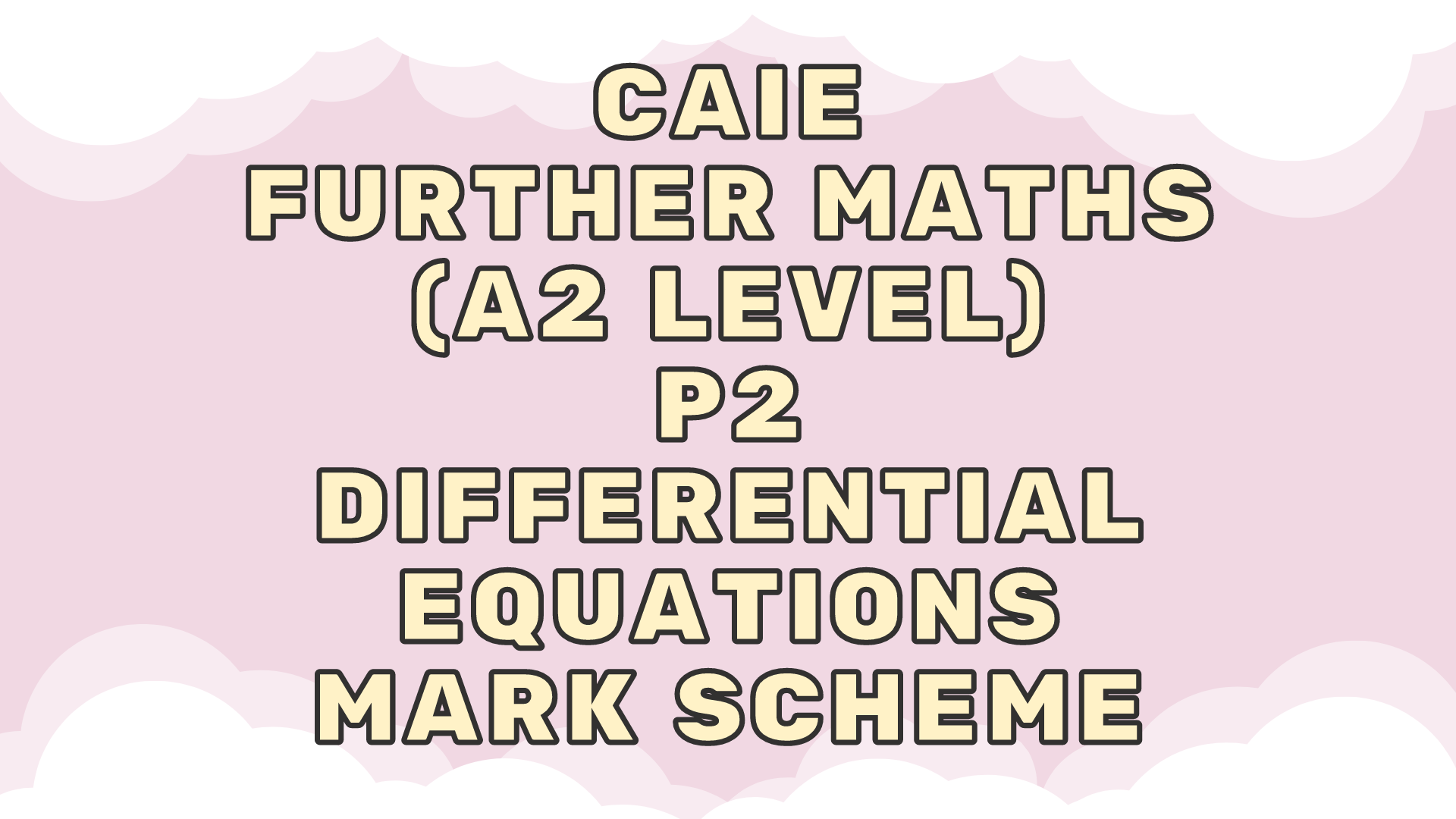 CAIE Further Mathematics Paper 2 FP2 Archives - KK LEE MATHEMATICS